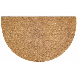 TrafficMaster Half Round plain 18 in x 30 in Coir and vinyl Door Mat (kera- 201223-21)