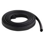 Commercial Electric 1/4 in. Heat Shrink Tubing 8 ft. Roll, Black (HS-250B-R)