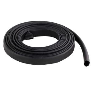 Commercial Electric 1/4 in. Heat Shrink Tubing 8 ft. Roll, Black (HS-250B-R)