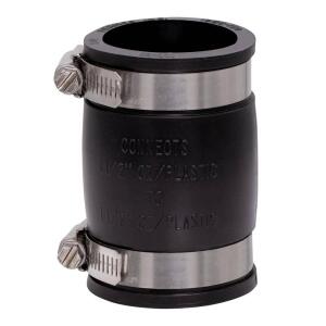 Fernco 1-1/2 in. x 1-1/2 in. DWV Flexible PVC Coupling (P1056-150)