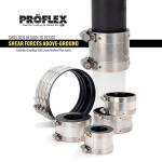 Fernco Proflex 1-1/2 in. Neoprene Shielded Coupling (P3001-150)