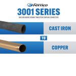 Fernco Proflex 1-1/2 in. Neoprene Shielded Coupling (P3001-150)