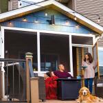 Home Decorators Collection Turrill 13.39 in. Matte Black Cylinder Outdoor Wall Light Sconce (80706)