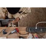 Husky 10 ft. 14/3 Heavy Duty 10-Outlet 4200 Joule Surge Protector with USB-A and USB-C ports, Black (YLPT-155)