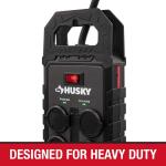 Husky 10 ft. 14/3 Heavy Duty 10-Outlet 4200 Joule Surge Protector with USB-A and USB-C ports, Black (YLPT-155)