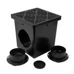 NDS 12 in. x 12 in. Drainage Catch Basin, 2 Opening Kit (1200BKIT)