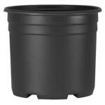 Trade 3 Gal. (2.6 Gal.) Black Resin Thermoformed Nursery Pot (TFR003G0G18)
