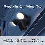 Ring Floodlight Cam Plus Wired - Outdoor Smart Security Camera with Two LED Lights, Two-Way Talk, Color Night Vision, Black (B08F6DWKQP)