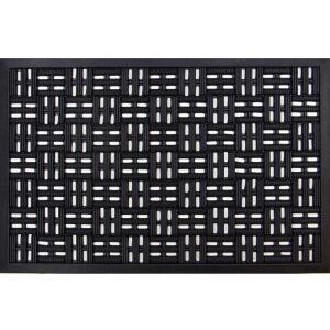 TrafficMaster Black Rubber 17.5 in. x 29.5 in. Drainage Mat (60060300018x30)