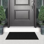 TrafficMaster Black Embossed Squares 24 in. x 36 in. Mat (60249300124x36)