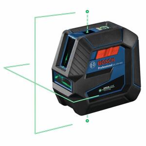 Bosch 165 ft. Green Combination Laser Level Self Leveling with VisiMax Technology, Fine Adjustment Mount & Hard Carrying Case (GCL100-40G )