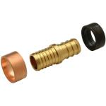 Apollo 1/2 in. Brass PEX-B Barb Polybutylene Coupling (APXBC1212)