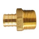 Apollo 3/4 in. Brass PEX-B Barb x 3/4 in. Male Pipe Thread Adapter (APXMA3434)