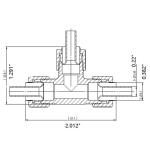 Everbilt 3/8 in. OD Compression Brass Tee Fitting (800749)