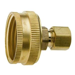 Everbilt 3/4 in. FHT x 1/4 in. O.D. Compression Brass Adapter Fitting (801789)