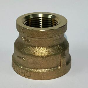 Everbilt 1 in. x 3/4 in. FIP Red Brass Reducing Coupling Fitting (801899)