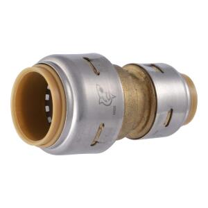 SharkBite Max 3/4 in. x 1/2 in. Push-to-Connect Brass Reducing Coupling Fitting (UR058A)