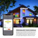 Commercial Electric 16 in. Smart Round RGB Color Selectable LED Brushed Nickel Flush Mount