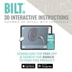 DANCO 1-Handle Valve Trim Kit in Brushed Nickel for Delta Tub/Shower Faucets (10004)