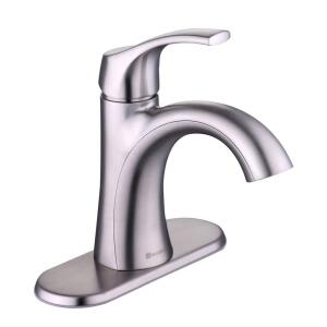 Glacier Bay Arnette Single Handle Single Hole Bathroom Faucet in Brushed Nickel (HD67095W-6404 )