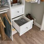 ClosetMaid Selectives 10 in. H x 15 in. W White Wood Drawer with Silver Handle (6009002)