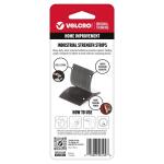 VELCRO 4 in. x 2 in. Industrial Strength Strips in Black (2-Pack) (90199)