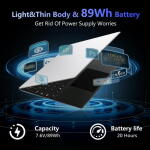 KUU 15.6" Laptop, 12th Gen N100, 16GB RAM, 1TB SSD, FHD Display, Windows 11