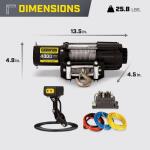 Champion Power Equipment 4000 lbs. ATV/UTV Winch Kit (14001)
