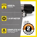 Champion Power Equipment 4000 lbs. ATV/UTV Winch Kit (14001)