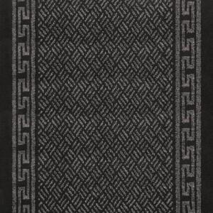 TrafficMaster Greek Key Charcoal 2 ft. 2 in. x Your Choice Length Roll Runner (MT1004438US)