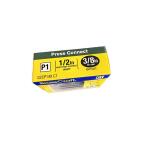 BRASSCRAFT MFG CO INC 1/2 in. Press Connect Inlet x 3/8 in. Compression Outlet 1/4 Turn Straight Valve (G2CP14X C1)