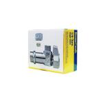 BRASSCRAFT MFG CO INC 1/2 in. Press Connect Inlet x 3/8 in. Compression Outlet 1/4 Turn Angle Valve (G2CP19X C1)