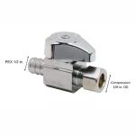 BrassCraft 1/2 in. Crimp PEX Barb Inlet x 3/8 in. Compression Outlet Straight Valve (G2BRPX14X C1)