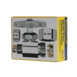 BrassCraft 1/2 in. Compression Inlet x 3/8 in. Compression Outlet Brass Multi-Turn Straight Valve (OCR14X C1)