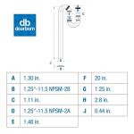 Dearborn Brass 1-1/4 in. 24-Gauge Chrome-Plated Brass Sink Drain S- Trap (HDC2718-1)