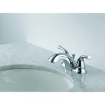 Delta Classic 4 in. Chrome Centerset 2-Handle Bathroom Faucet