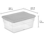 Sterilite 16 qt. Storage Box (16446A12)
