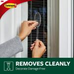 Command 4 lb. Large Clear Outdoor Window Hook (1 Hook, 2 Water Resistant Strips) (17093CLR-AW)