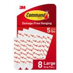 Command 5 lbs. Large Foam Replacement Strips, 8 Strips (17023-8ESF)