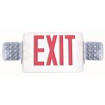 Commercial Electric Combo 14-Watt Equivalent Integrated LED White Exit Sign and Emergency Light with Ni-Cad 9.6-Volt Battery (EECLEDRG120277)