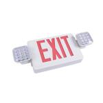 Commercial Electric Combo 14-Watt Equivalent Integrated LED White Exit Sign and Emergency Light with Ni-Cad 9.6-Volt Battery (EECLEDRG120277)