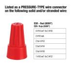 Commercial Electric Assorted (Blue, Orange, Yellow and Red) Standard Wire Connectors (360-Pack) (ESA-360)