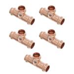 Viega ProPress 3/4 in. Press Copper Tee 5-Pack (77460)