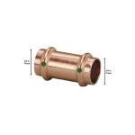 Viega ProPress 3/4 in. Press Copper Coupling No Stop 10-Pack (77475)