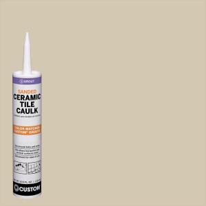 Custom Building Products Polyblend #382 Bone 10.5 oz. Sanded Ceramic Tile Caulk (PC38210S)