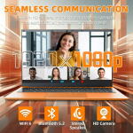 Naclud 15.6" Laptop, Celeron N5095, 36GB RAM, 2.1TB SSD, Win 11, Office 365, Copilot