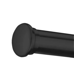 Everbilt1-5/16 in. Heavy-Duty Decorative Matte Black Closet Pole End Caps (2-Pack) (EH-WSTHDUS-537)