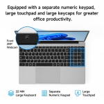 Jumper 15.6" Windows 11 Laptop, Intel Celeron 5205U, 4GB RAM, 128GB Storage