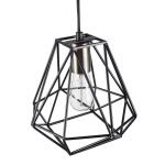 Globe Electric Dawson 1-Light Dark Bronze Plug-In or Hardwire Pendant Lighting with 15 ft. Cord(61107)