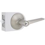 Defiant Freedom Satin Nickel Keyed Entry Door Lever (32LEX200B)